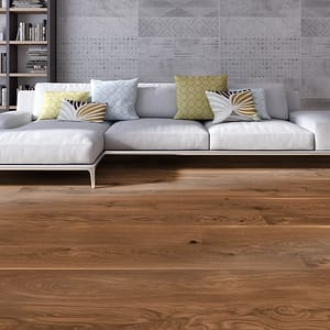 Maintenance Free Plank Amber Oak, Lively Colourful, Bevelled, Brushed - Image 3