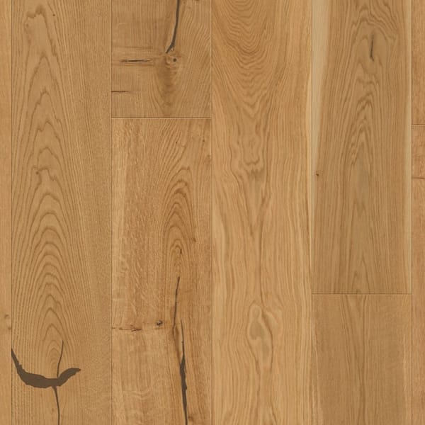 Maintenance Free Plank Natural Oak, Lively, Bevelled, Brushed